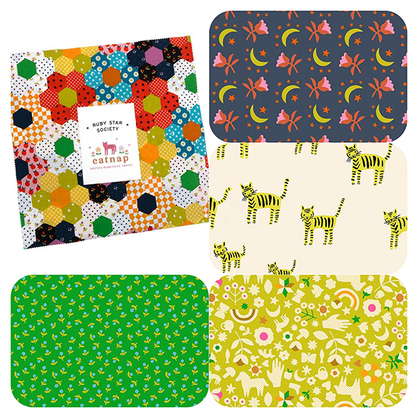 Buy Ruby Star Society Catnap fabric collection by Alexia Abegg